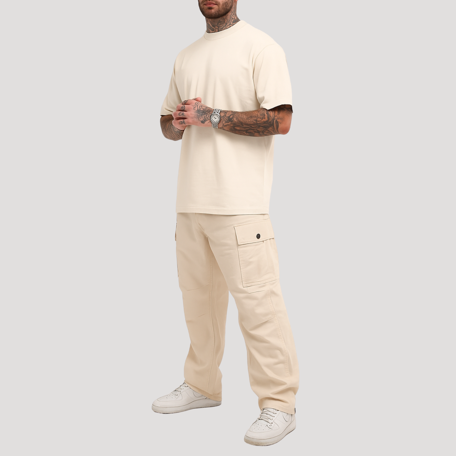 2 camisetas Ballsam® oversized Premium - Off-White