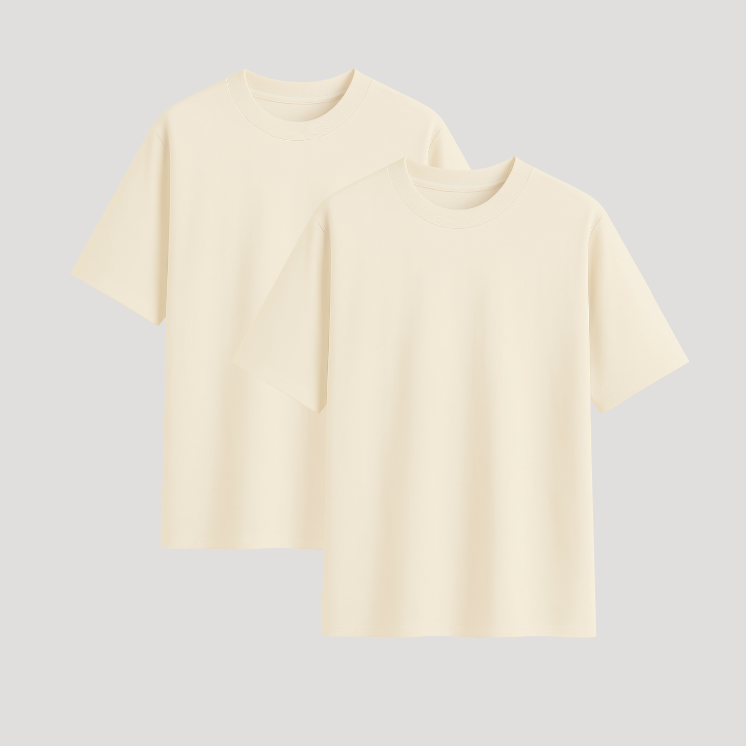 2 camisetas Ballsam® oversized Premium - Off-White