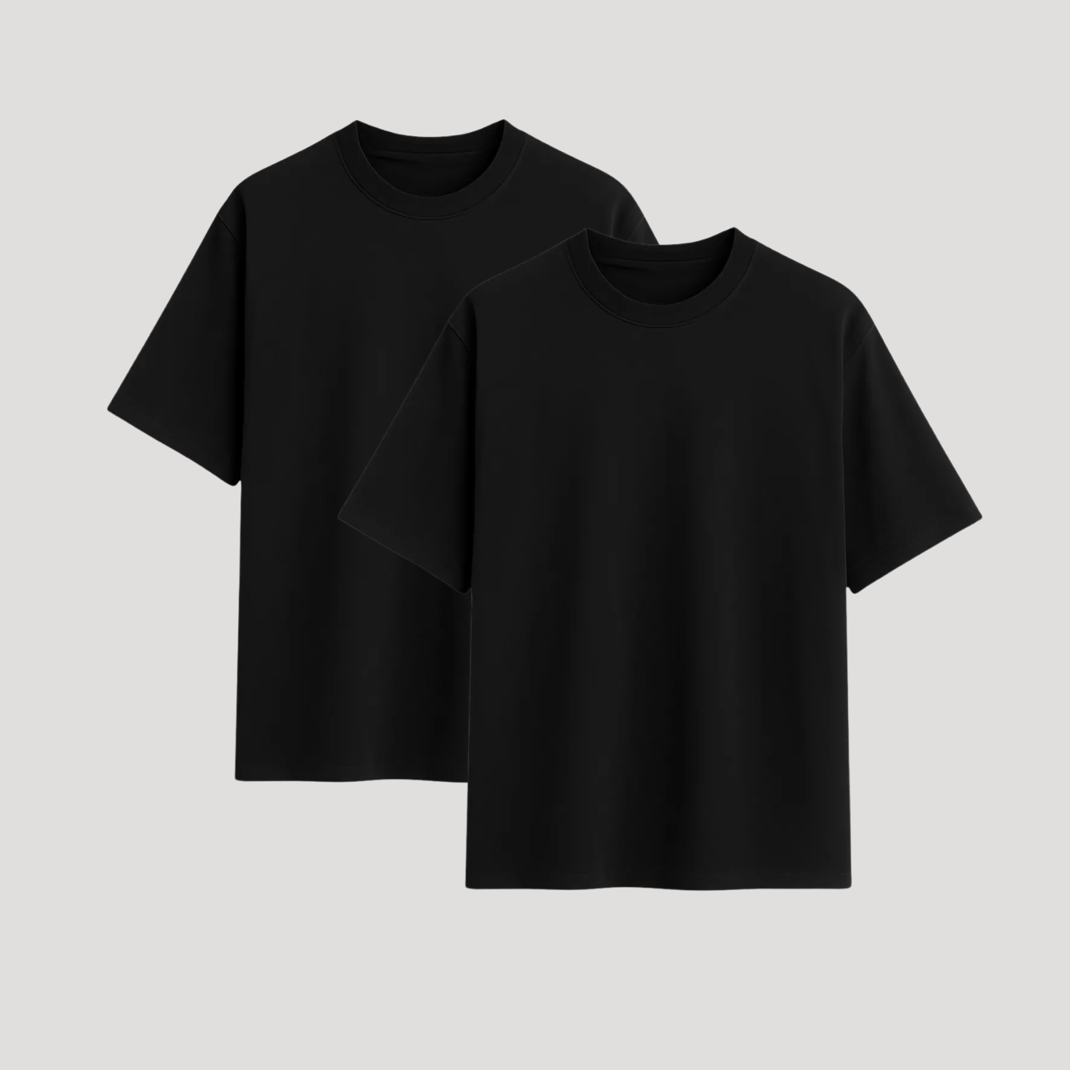 2 camisetas Ballsam® oversized Premium - Preta